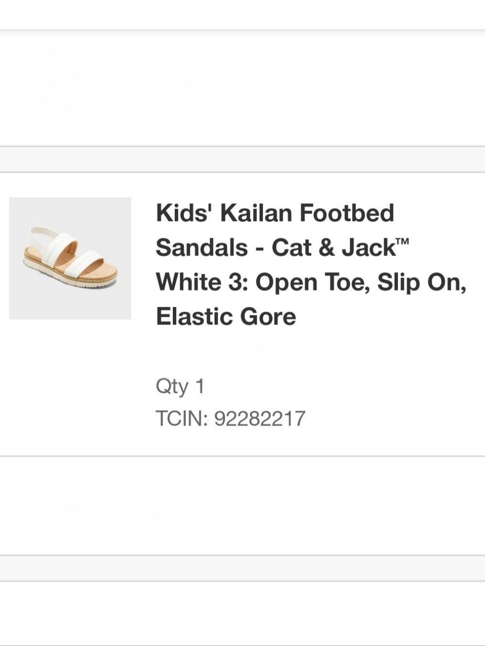 Cat & Jack Kids Kailan White Faux Leather Platform Sandals Size 3 Minimalist - Picture 2 of 12